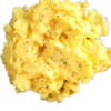 Scrambled Eggs With Black Pepper realistic fake food prop by FakeFood4U