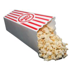 Spilled Movie Popcorn realistic fake food prop by FakeFood4U
