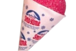 Pink Snow Cone Real Shaved Ice Details realistic fake food prop by FakeFood4U