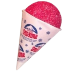 Pink Snow Cone Real Shaved Ice Details realistic fake food prop by FakeFood4U