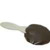 Chocolate Ice Cream Melting On Taster Paddle Sp realistic fake food prop by FakeFood4U