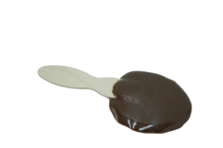 Chocolate Ice Cream Melting On Taster Paddle Sp realistic fake food prop by FakeFood4U