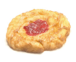 Jumbo Strawberry Danish realistic fake food prop by FakeFood4U