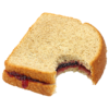 Whole Wheat Grape Jelly Sandwich With Bite realistic fake food prop by FakeFood4U