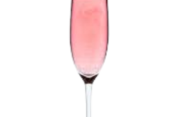 Glass Of Rose Champagne realistic fake food prop by FakeFood4U