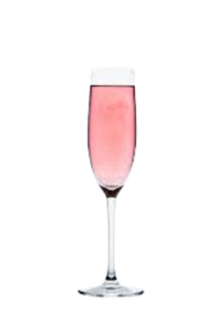 Glass Of Rose Champagne realistic fake food prop by FakeFood4U