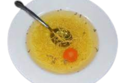 Matzo Ball Soup realistic fake food prop by FakeFood4U