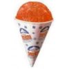 Orange Snow Cone Real Shaved Ice Details realistic fake food prop by FakeFood4U