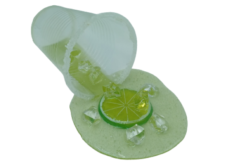 Lime Margarita With Ice realistic fake food prop by FakeFood4U
