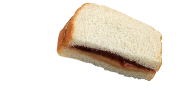 Peanut Butter & Jelly Sandwich realistic fake food prop by FakeFood4U