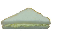 Egg Salad Sandwich realistic fake food prop by FakeFood4U