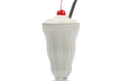 Vanilla Milkshake Metal Straw realistic fake food prop by FakeFood4U