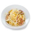 Spaghetti With Grilled Shrimp And Garlic Sauce realistic fake food prop by FakeFood4U