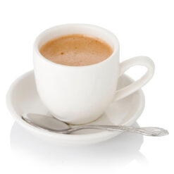 Espresso Latte realistic fake food prop by FakeFood4U