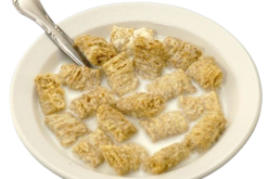 Shredded Wheat Cereal With Milk realistic fake food prop by FakeFood4U