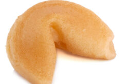 Fortune Cookie realistic fake food prop by FakeFood4U